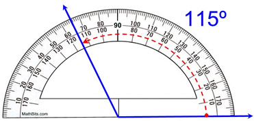 determining angles with protractors worksheet answer key