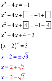 Completing the Square - Method, Formula, Examples