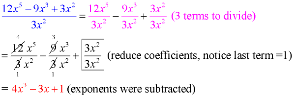 Divide By Monomials MathBitsNotebook A2 