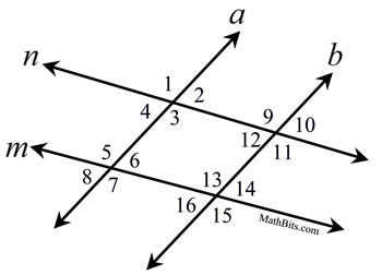 Proofs Involving Parallel Lines Practice - MathBitsNotebook(Geo - CCSS