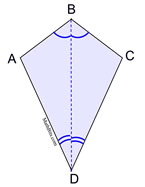 kite geometry diagonals