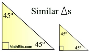 Facts about Right Triangles - MathBitsNotebook (Jr)